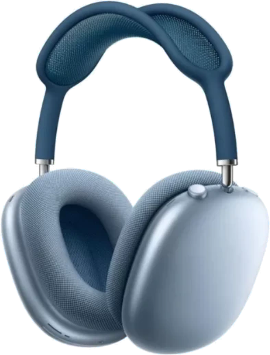 AirPods Max in sky blue